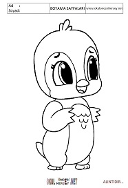 Hatchimals boyama sayfaları